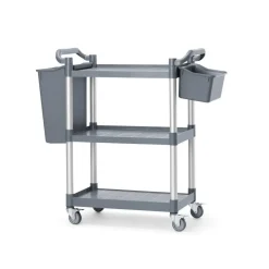 AmerBox Serveerwagen klein van polypropyleen - 3 planken