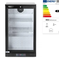 Arktic Backbar koelkast met enkele deur 500x530x(h)865mm