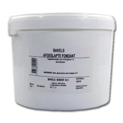 Bakels Glaceerfondant (afgeslapte fondant) Wit 14 kg