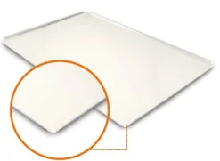 Bakplaat Aluminium 60x40cm (open hoeken 45°)