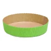 Bakvorm Karton Rond Ø15,5x3,5cm Groen (per stuk)