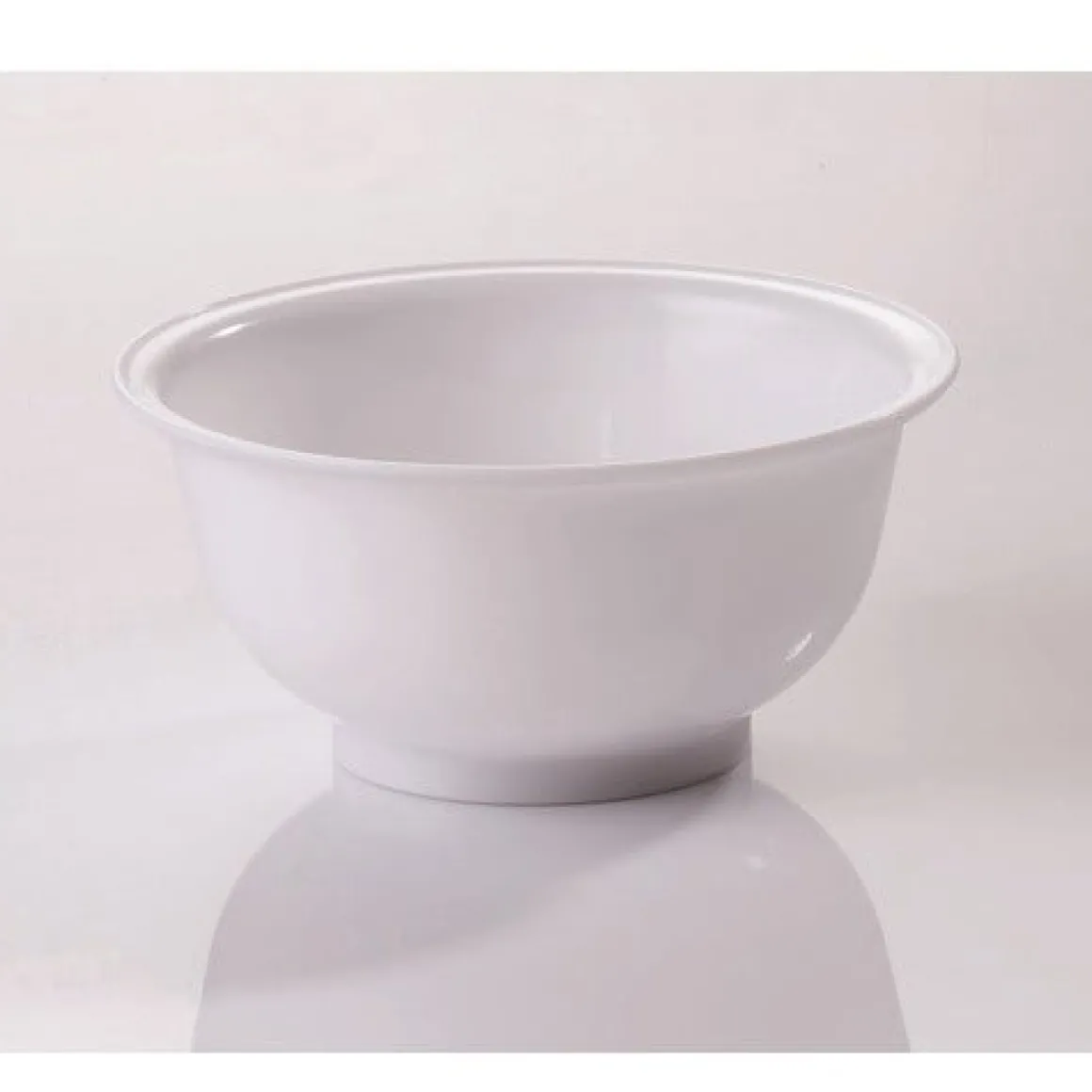 Beslagkom wit met voet 0,4 liter (Ø13 cm)