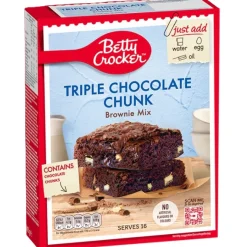 Betty Crocker Triple Chocolate Chunk Brownie Mix 415g