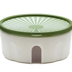 Biesse Bewaardoos Rond Luchtdicht Groen/Transparant 1L