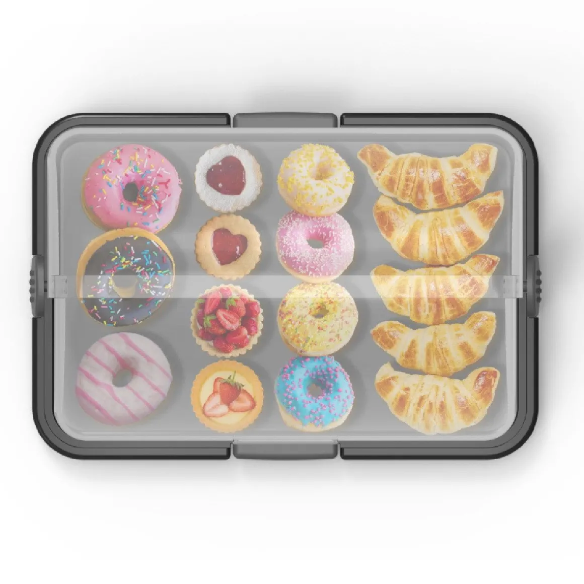 Biesse Vitrine Groot Zwart 46,5x31,5x19,5cm