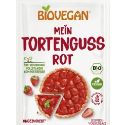 BioVegan Taartgelei Rood Biologisch 2x7g