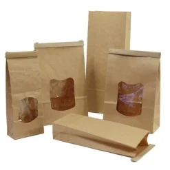 Blokbodemzak Kraft Middel Hersluitbaar 115x72x246mm