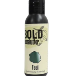 Bold Cacaoboter Gekleurd Teal Glitter 80g**