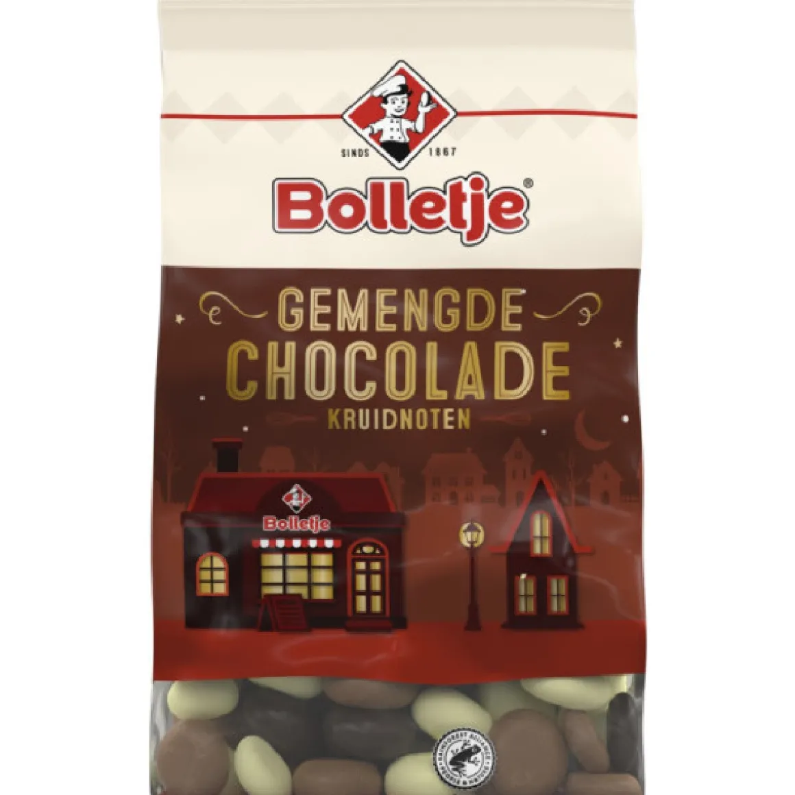 Bolletje Chocolade Kruidnoten 250g