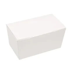 Bonbondoosje Wit Glans -750 gram- 25 stuks**