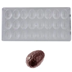 Bonbonvorm Chocolate World Ei Kroko (24x) 35x23x12 mm