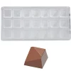 Bonbonvorm Chocolate World Diagonaal (21x) 28x28x17,5 mm**