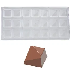 Bonbonvorm Chocolate World Diagonaal (21x) 28x28x17,5 mm**