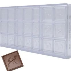 Bonbonvorm Chocolate World Karak Kameel (21x) 34x34x4,5mm**