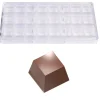 Bonbonvorm Chocolate World Kubus (24x) 26x18,5mm**