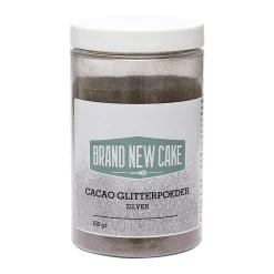BrandNewCake Cacao Glitterpoeder Zilver 150g