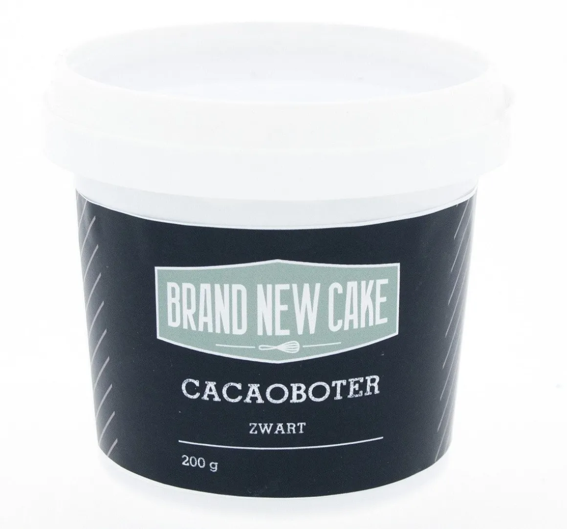 BrandNewCake Cacaoboter gekleurd Zwart 200g