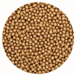 BrandNewCake Chocolade Crispy Parels Goud 600g