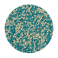 BrandNewCake Chocolade Crispy Parels Blauw/Wit 190g