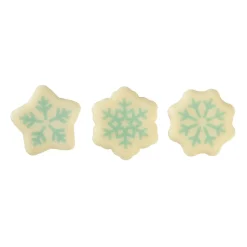 BrandNewCake Chocoladedecoratie IJs/Sneeuwvlokken 96st