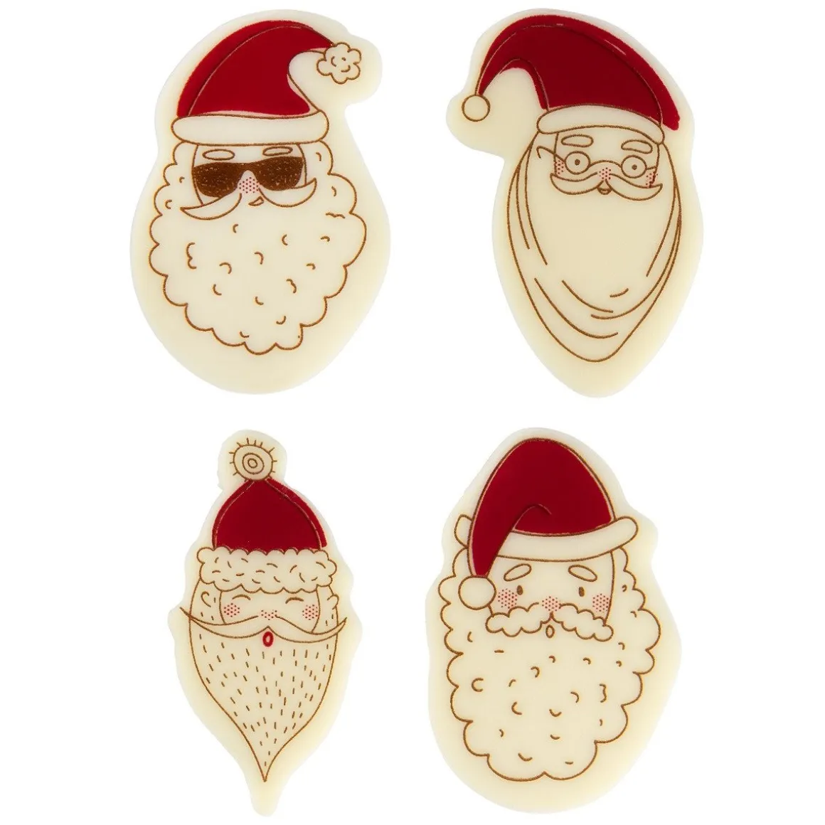 BrandNewCake Chocoladedecoratie Kerstman 144st