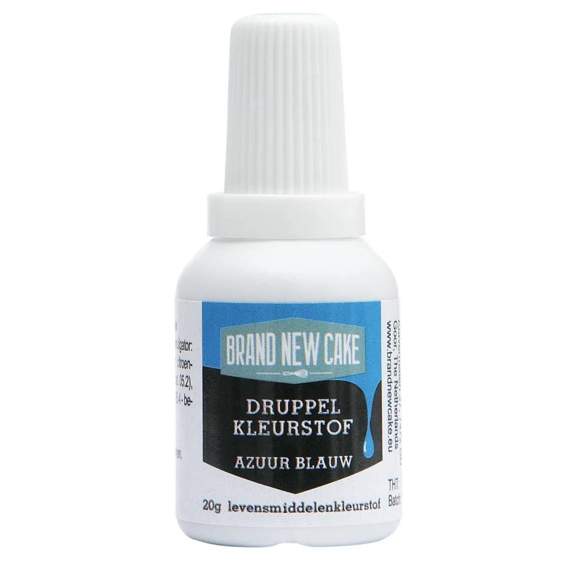 BrandNewCake Druppel Kleurstof Azuur Blauw 20gr