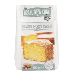 BrandNewCake Hazelnootcake-mix 400g. Glutenvrij