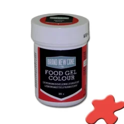 BrandNewCake Kleurstof Gel Rood 35gr