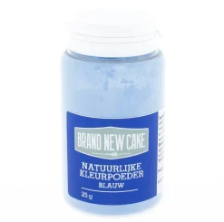 BrandNewCake Natuurlijke Kleurpoeder Blauw 25g (vette massa)