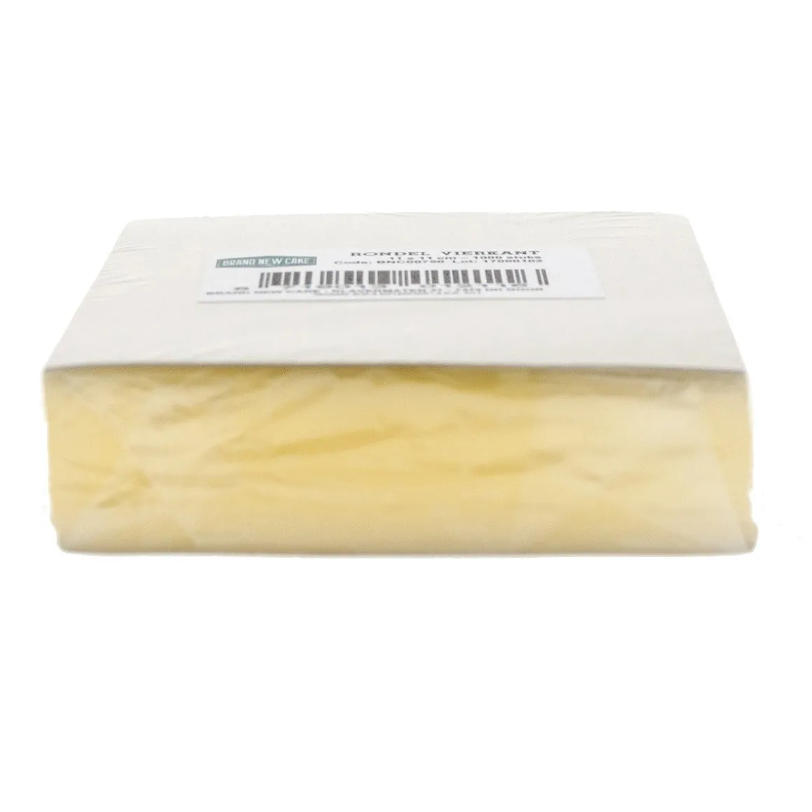 BrandNewCake Rondel Vierkant 11x11cm 1000 stuks