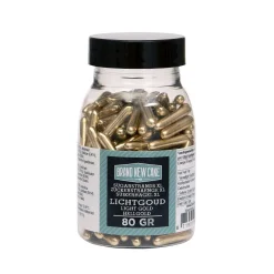 BrandNewCake Sugar Rods Metallic Licht Goud 80gr.