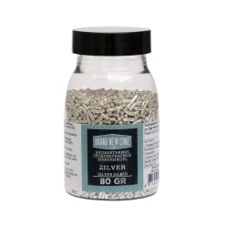 BrandNewCake Sugar Strands Metallic Zilver 80gr.