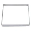BrandNewCake Taartring RVS Vierkant Geperforeerd 17,5x2cm