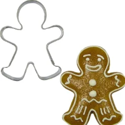 BrandNewCake Uitsteker Gingerbread Man RVS 6cm