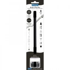 Brush and Fine pen PME navulbaar - zwart