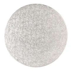Cakeboard Zilver Rond Ø27,5cm