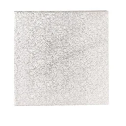 Cakedrum Zilver Vierkant 15cm