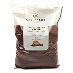 Callebaut Bakvaste chocolade Chunks Melk 2,5 kg.