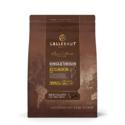 Callebaut Chocolade Callets Melk Arriba Ecuador (39%) 2,5kg