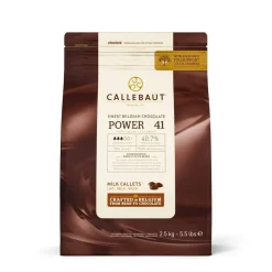 Callebaut Chocolade Callets Melk Minder Suiker 2,5kg