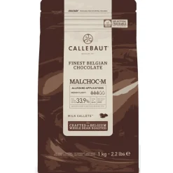 Callebaut Chocolade Callets Melk 1kg (zonder suiker)