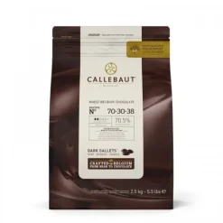 Callebaut Chocolade Callets Extra Puur (70,5%) 2,5 kg