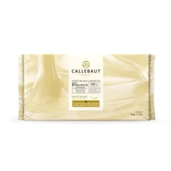 Callebaut Chocoladeblok Wit 5kg (zonder suiker)