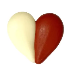 Callebaut Chocoladedecoratie Hartjes Rood/Wit 120st