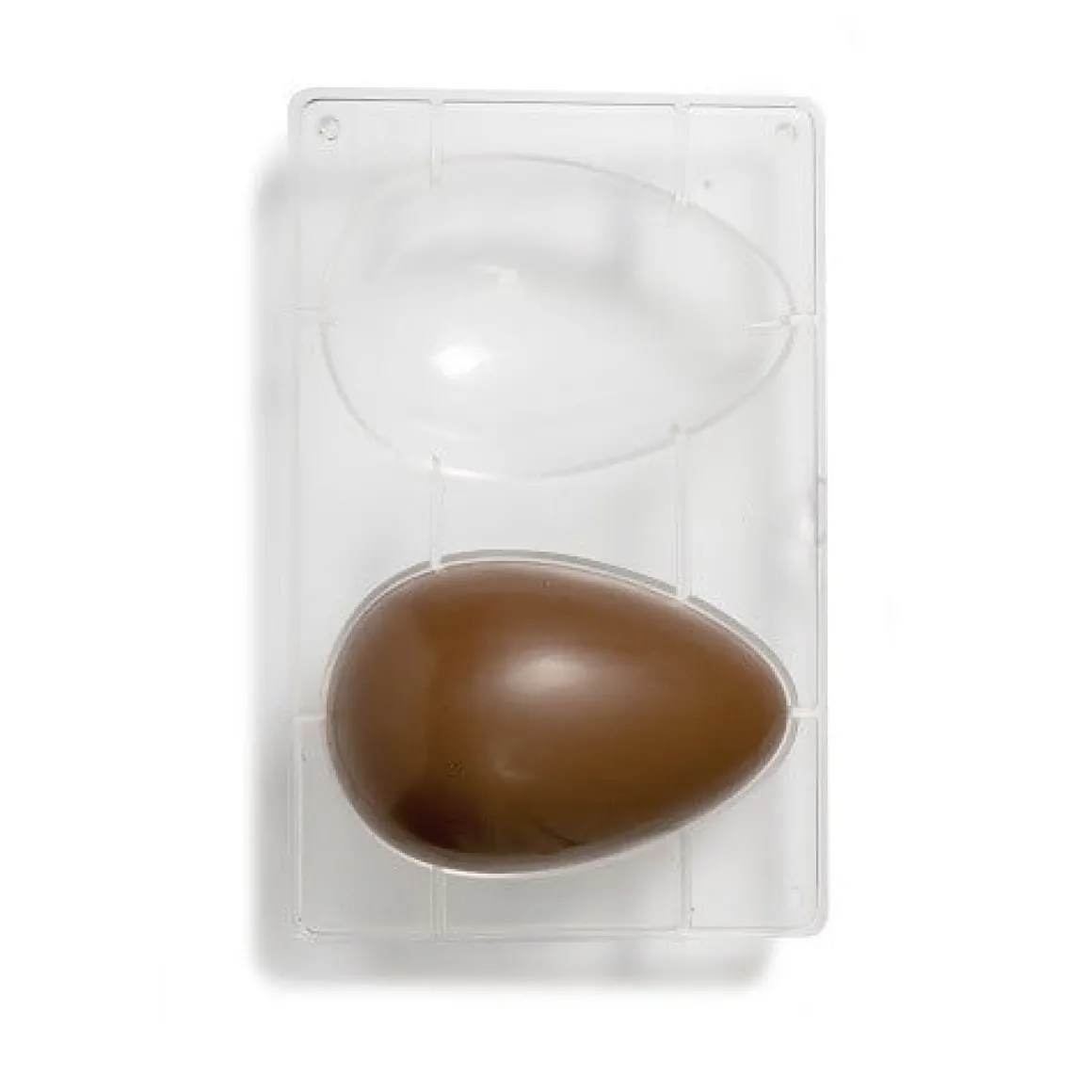 Chocolade Holvorm Half-Ei Glad (2x) 150x100mm