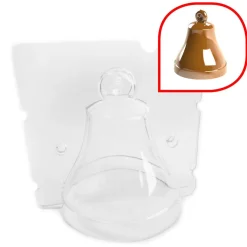 Chocolade Holvorm Klok 9,5cm