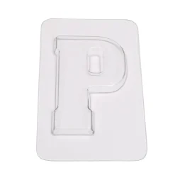 Chocoladebloklettervorm 200 gr. Letter P