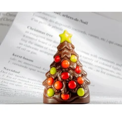 Chocolademal Chocolate World Kerstboom (4x) 90x59x24,5mm