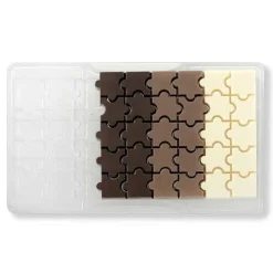 Chocolademal Puzzel (32x) 2x0,7 cm