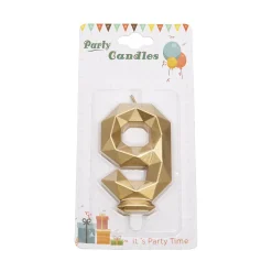 Cijferkaars Geo Goud #9